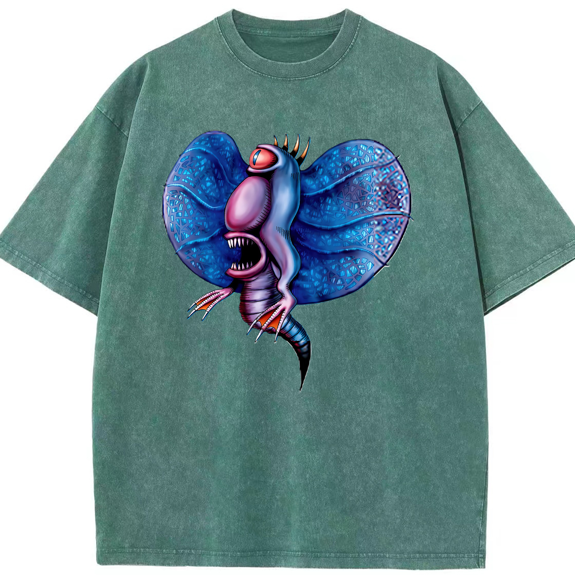 （画像用） 遊☆戯☆王 Yu-Gi-Oh! 綿100% ヴィンテージ風 半袖Tシャツ（フロントプリント）